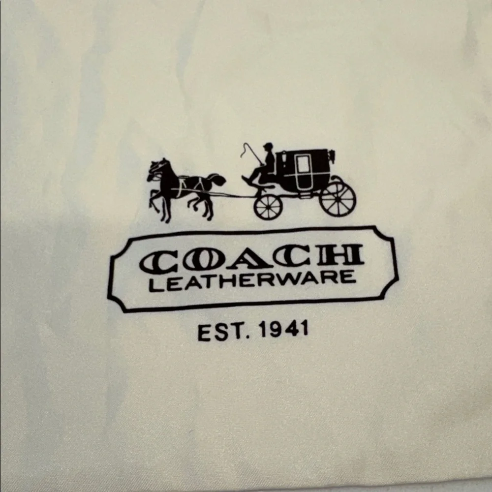 Coach Ivory Drawstring Dust Bag